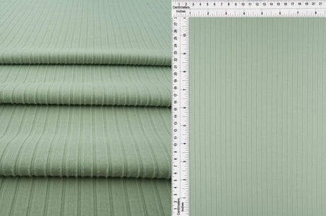58/60? Wide 8x3 Yummy Rib Knit Fabric Soft Polyester Spandex 1 Yard