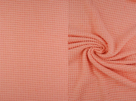 1 Yard Polyester Rayon Spandex Oversize Waffle Knit Solid Fabric 54/56" Width