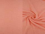 1 Yard Oversize Waffle Solid Knit Fabric 220 GSM, 54/56'' Wide Polyester Rayon Spandex Blend