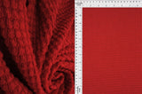 1 Yard Polyester Rayon Spandex Oversize Waffle Knit Solid Fabric 54/56" Width