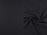 1 Yard Oversize Waffle Solid Knit Fabric 220 GSM, 54/56'' Wide Polyester Rayon Spandex Blend
