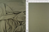 1 Yard 8x3 Yummy Rib Solid Knit Fabric 170 GSM, 58/60? Wide Polyester Spandex Blend