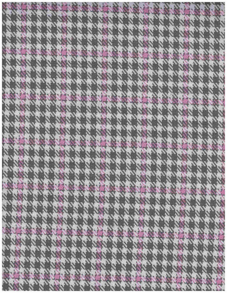 Double Knit Jacquard Plaid Fabric 1 Yard Medium Weight Soft Stretch 58/60" Wide