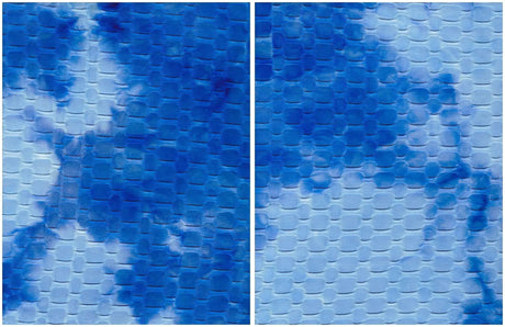 1 Yard Honeycomb Knit Real Tie Dye Stretch Fabric 58/60 Inch Wide