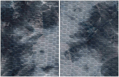 1 Yard Polyester Spandex Honeycomb Knit Real Tie Dye Fabric 58/60" Width