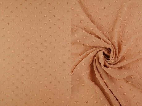 Waffle Swiss Dot Chiffon Fabric 100% Polyester 59/60? Wide