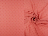 Waffle Swiss Dot Chiffon Fabric 100% Polyester 59/60'' Wide