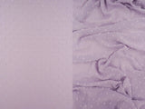 Waffle Swiss Dot Chiffon Fabric 100% Polyester 59/60'' Wide