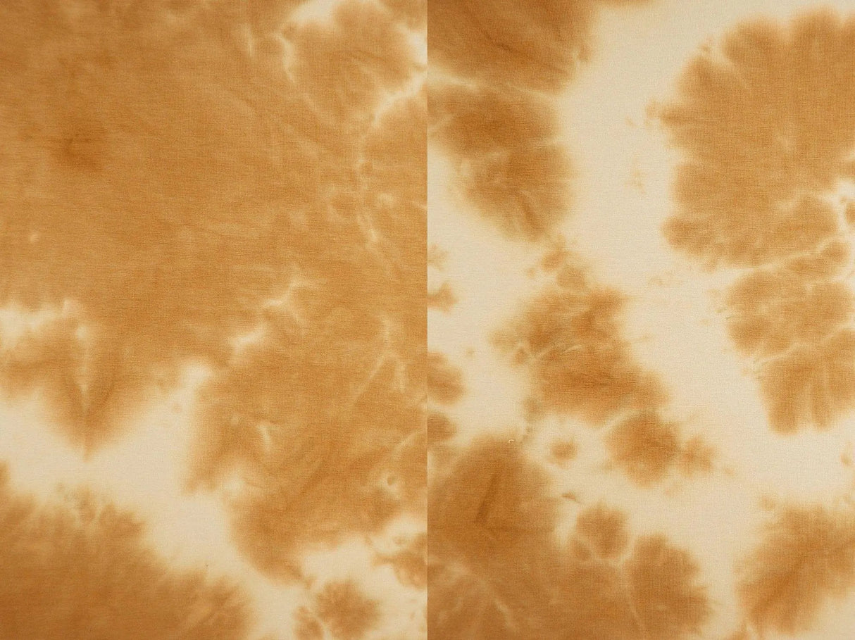 Real Tie Dye Rayon Spandex Knit Fabric 1 Yard Soft Stretch Lightweight 59" Wide