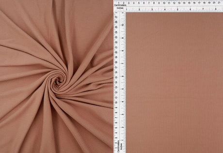 1 Yard 2x1 Yummy Rib Solid Knit Fabric 170 GSM, 58/60'' Wide Polyester Spandex Blend