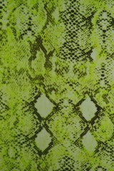 1 Yard Polyester Spandex DTY Brushed Snake Skin Print Fabric 58/60" Width
