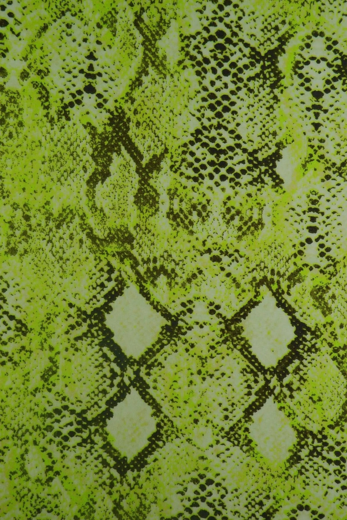 1 Yard Snake Skin Code99 DTY Brushed Knit Fabric Soft Stretch Polyester Spandex 58/60 Inches Wide