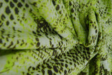 1 Yard Snake Skin Code99 DTY Brushed Knit Fabric Soft Stretch Polyester Spandex 58/60 Inches Wide