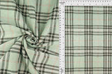 Double Knit Jacquard Plaid Fabric Stretch Polyester Spandex 58/60 Inches Wide
