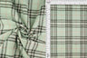 Double Knit Jacquard Plaid Fabric Stretch Polyester Spandex 58/60 Inches Wide