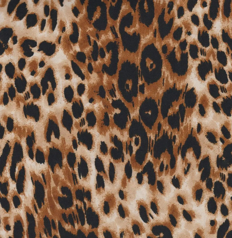 1 Yard DTY Animal Pattern Stretch Knit Fabric 58/60 Inch Wide Smooth Lightweight Material for Trendy Outfits & Crafts