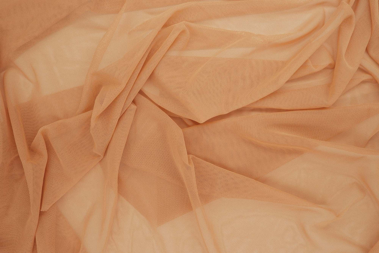 1 Yard Poly Span Mesh Solid Fabric, 58/60'' Wide Polyester Spandex Blend