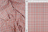 1 Yard Knit Jacquard Plaid Fabric 230 GSM Polyester Rayon Spandex Blend 58/60" Width