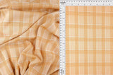 58/60" Double Knit Jacquard Plaid Fabric 87% Polyester 12% Rayon 1% Spandex 230 GSM by Yard
