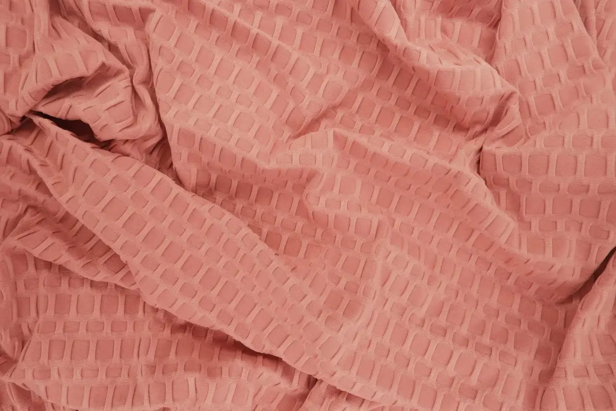 1 Yard Honeycomb Knit Solid Stretch Jacquard Fabric 58/60 Inch Wide