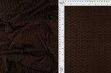 1 Yard Polyester Spandex Honeycomb Knit Solid Fabric 58/60" Width