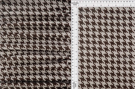 1 Yard Herringbone Jacquard Knit Fabric 260 GSM, 58/60'' Wide Polyester Spandex Blend
