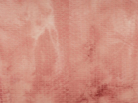 1 Yard Honeycomb Knit Real Tie Dye Stretch Fabric 58/60 Inch Wide