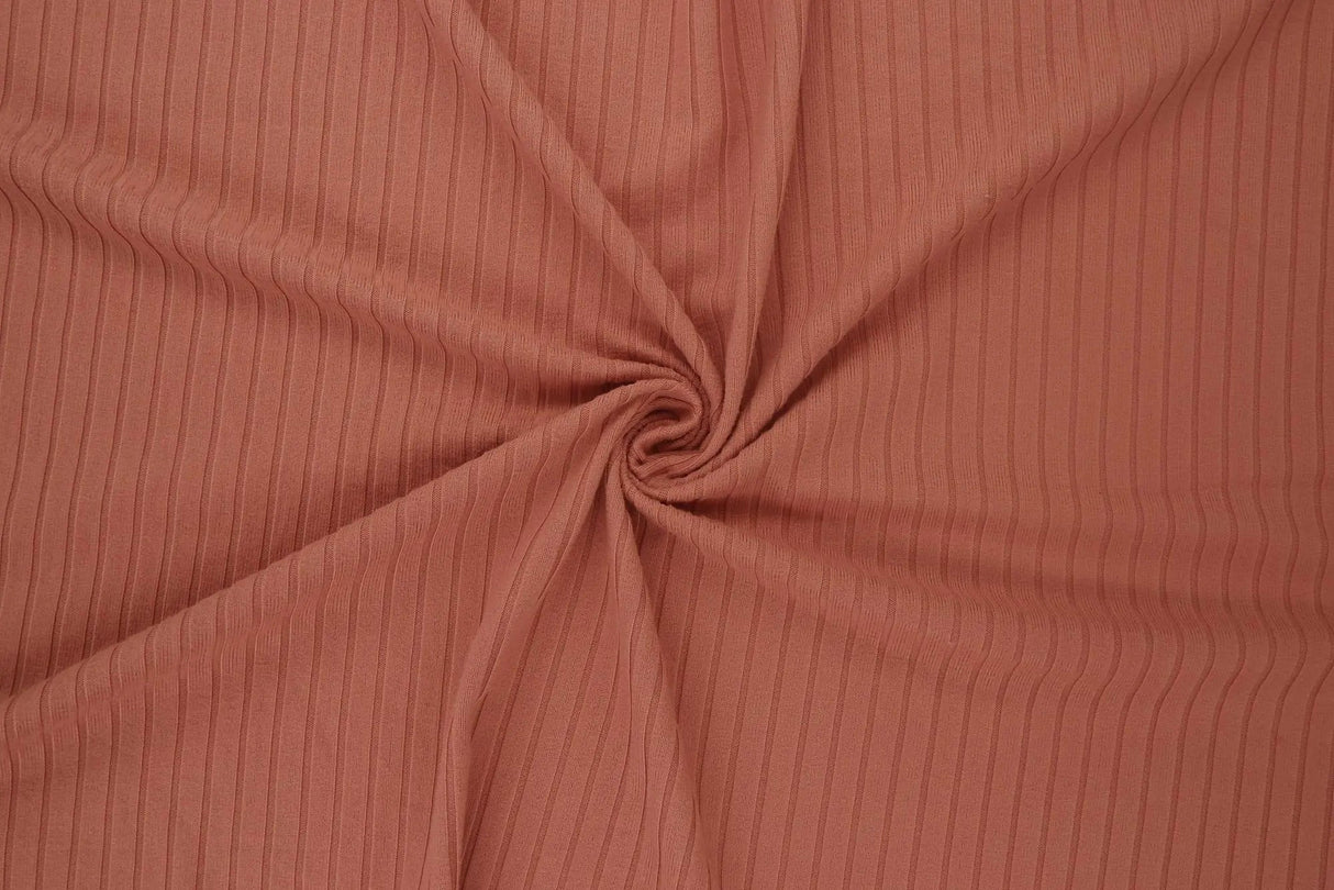 1 Yard 8x3 Yummy Rib Solid Knit Fabric 170 GSM, 58/60? Wide Polyester Spandex Blend
