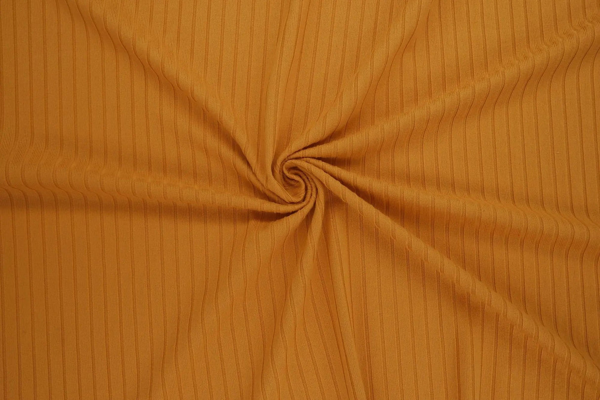1 Yard Yummy Ribbed Solid Knit Fabric 8x3 Texture, Soft Polyester Spandex 58/60″ Wide