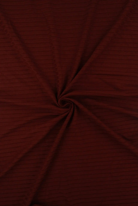 1 Yard 8x3 Yummy Rib Solid Knit Fabric 170 GSM, 58/60'' Wide Polyester Spandex Blend