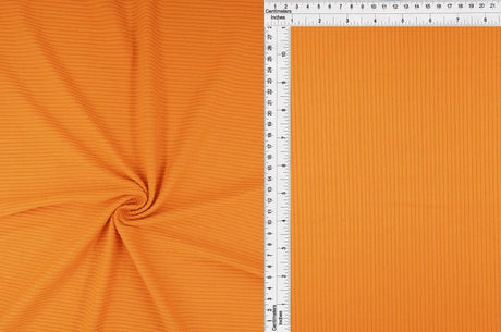 4x2 Rib Knit Fabric Soft Polyester Spandex Blend for Stylish Apparel Projects 58/60" Wide