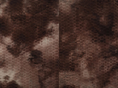 1 Yard Polyester Spandex Honeycomb Knit Real Tie Dye Fabric 58/60" Width