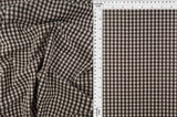 Textured Double Knit Jacquard Plaid Fabric Stretch Polyester Rayon 58/60 Inches Wide