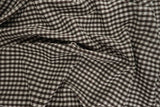 Textured Double Knit Jacquard Plaid Fabric Stretch Polyester Rayon 58/60 Inches Wide