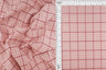 Double Knit Jacquard Plaid Fabric 1 Yard Medium Weight Soft Stretch 58/60" Wide