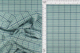 Double Knit Jacquard Plaid Fabric 1 Yard Medium Weight Soft Stretch 58/60" Wide