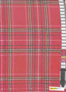 1 Yard Polyester Spandex Mesh Fabric Plaid Print Lightweight Stretch 54" Width