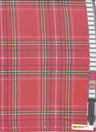 1 Yard Polyester Spandex Mesh Fabric Plaid Print Lightweight Soft Stretch Sheer 54" Width