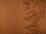 1 Yard Slinky Rib 1x1 Solid Knit Fabric 240 GSM, 52/54? Wide Polyester Spandex Blend
