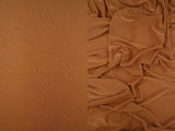 1 Yard 1x1 Slinky Rib Solid Knit Fabric, 52/54'' Wide Polyester Spandex Blend
