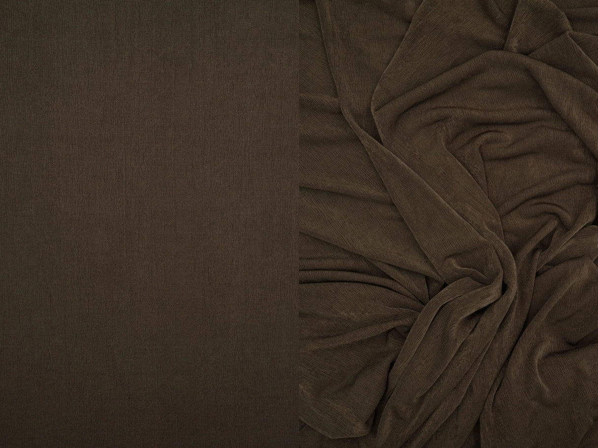 1 Yard Slinky Rib 1x1 Solid Knit Fabric 240 GSM, 52/54? Wide Polyester Spandex Blend