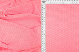 1 Yard Honeycomb Knit Solid Stretch Jacquard Fabric 58/60 Inch Wide