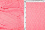 1 Yard Polyester Spandex Honeycomb Knit Solid Fabric 58/60" Width