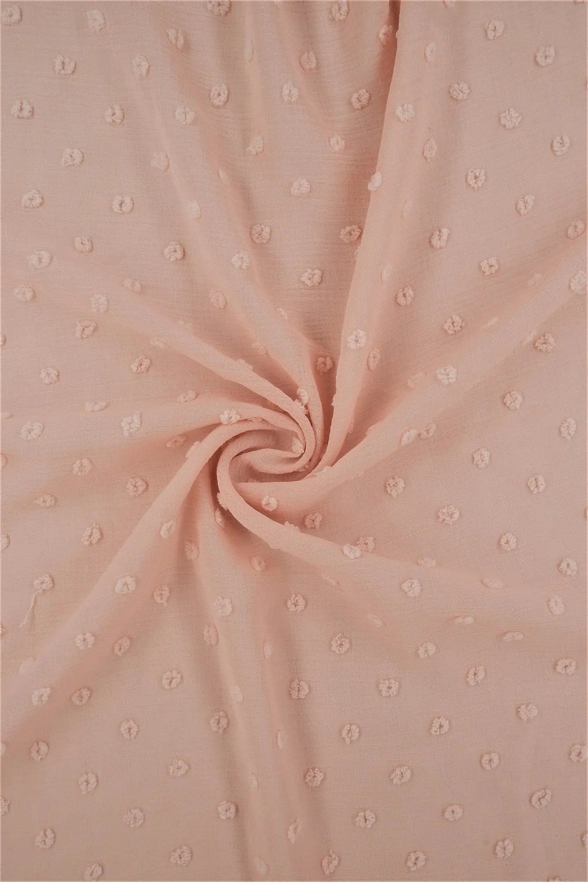Waffle Swiss Dot Chiffon Fabric 100% Polyester 59/60? Wide
