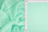 Waffle Swiss Dot Chiffon Fabric 100% Polyester 59/60'' Wide
