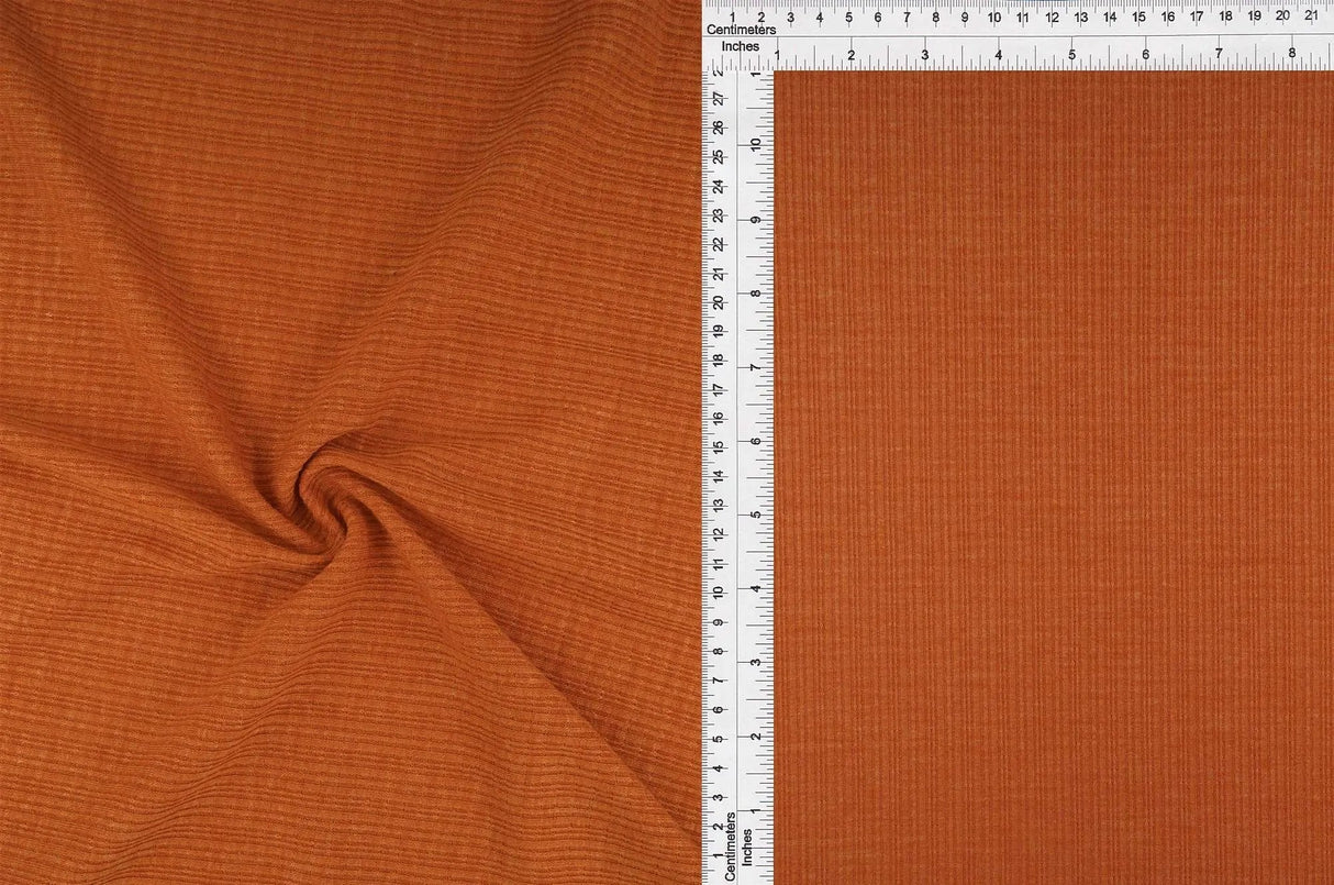 1 Yard Polyester Rayon Spandex Pointelle Two Tone Rib Knit Fabric Soft Stretch 58/60" Width