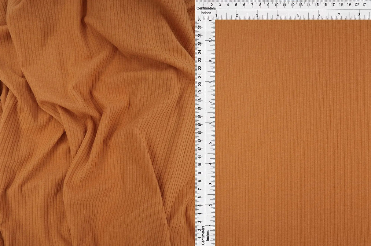 1 Yard 4x2 Rib Solid Stretch Knit Fabric 54/56 Inch Wide