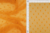 1 Yard Nylon Spandex Polka Dot Lace Mesh Fabric Solid Lightweight Soft Stretch 58/60" Width