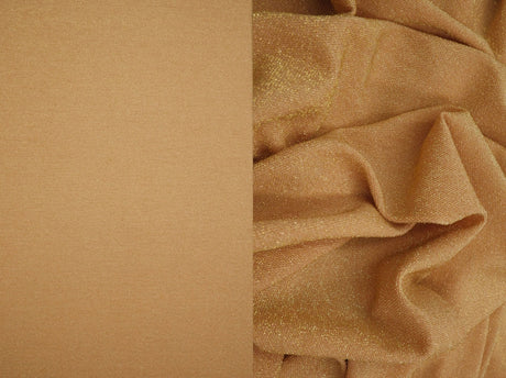 1 Yard Glitter Jersey Knit Fabric with Lurex, 150 GSM, 58/60'' Wide Stretch Blend