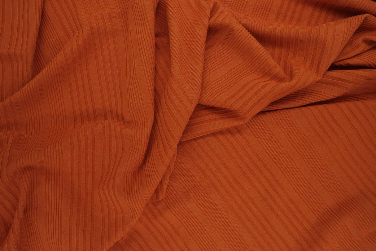 Soft Variegated Yummy Rib Knit Stretch Fabric, 89% Polyester 11% Spandex, 58/60'' Wide